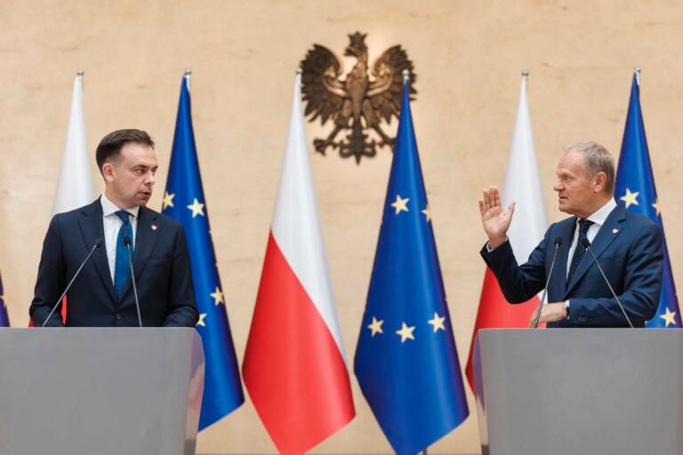 Warszawa Konferencja Prasowa Premiera i Ministra Finansów