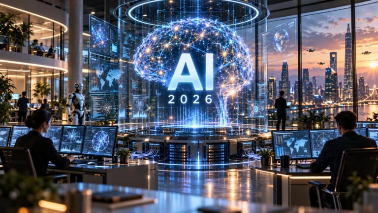 IA 2026 – La course mondiale à l’intelligence artificielle&nbsp;: États-Unis, Chine et adoption de l’IA