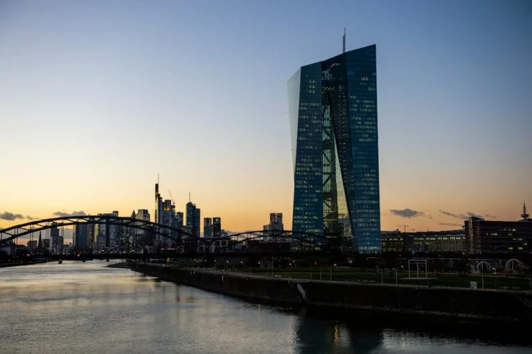 Siedziba Europejskiego Banku Centralnego we Frankfurcie