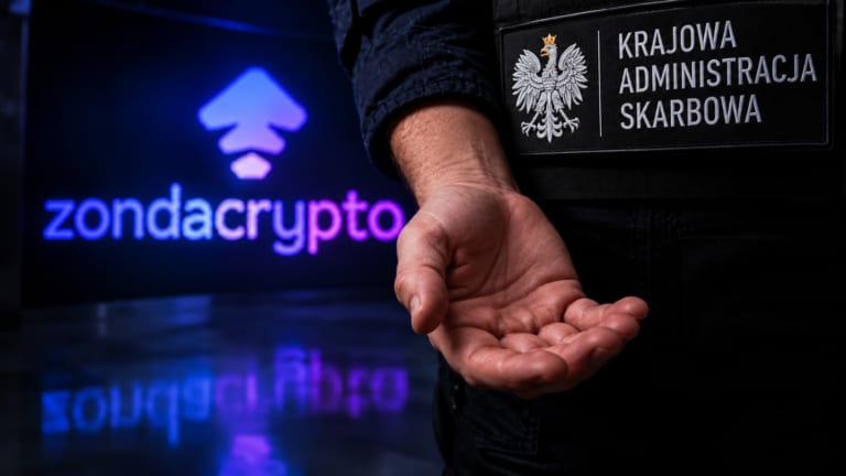 Wyciągnięta dłoń Krajowej Administracji Skarbowej zondacrypto